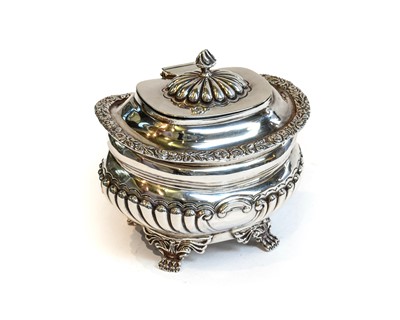 Lot 232 - A Victorian Silver Tea-Caddy, by William...