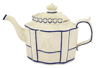 Lot 611 - A Pearlware Tea Canister, circa 1780, of...