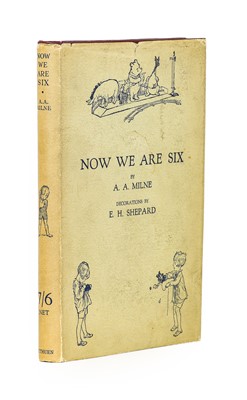 Lot 237 - Milne (A. A.). Now We Are Six, 1st edition, 1927, with the dust jacket