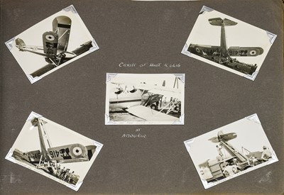 Lot 16 - Egypt. Three photograph albums of RAF service in Egypt, c.1937-8