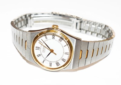 Lot 107 - A Seiko wristwatch; a plated alarm wristwatch;...