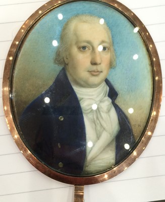Lot 1025 - Thomas Hazlehurst (c.1740-1821): Miniature...