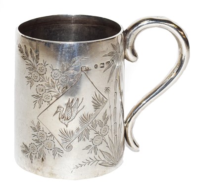 Lot 411 - A Victorian Silver Christening Mug, by...