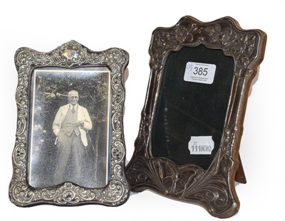 Lot 385 - Two silver photograph frames, one by Henry...