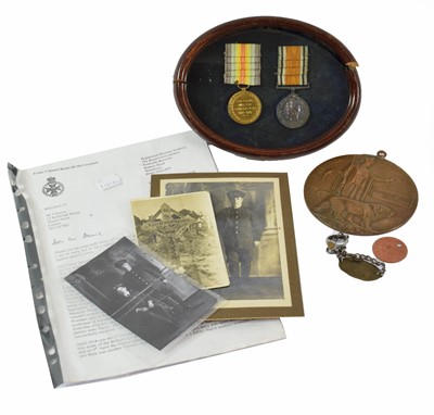 Lot 15 - A First World War British War Medal, Victory...