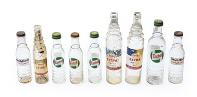 Lot 145 - A Castrol Motor Oil XXL Clear Glass Bottle;...