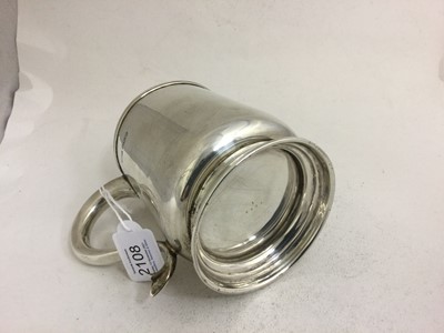 Lot 2108 - A George VI Silver Mug, by James Dixon and...