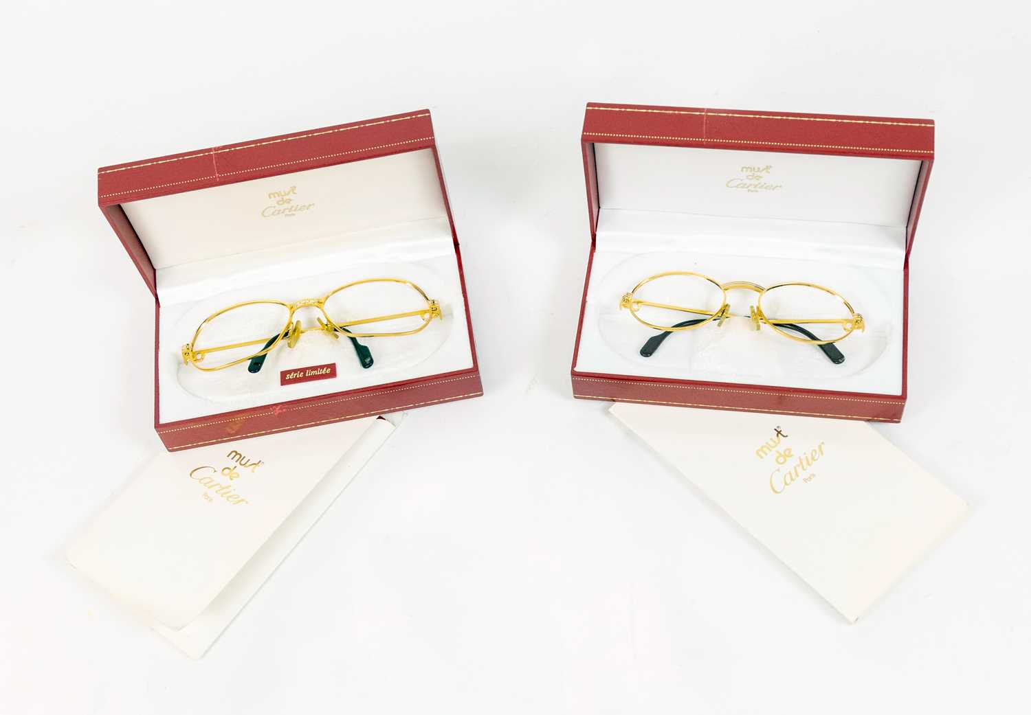 Lot 3035 - Pair of Modern Must de Cartier Monceau Glasses,...