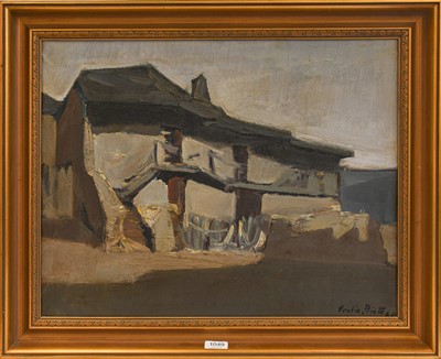 Lot 388 - Emilio Ricto (20th Century), Italian, Village...