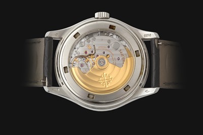 Lot 2247 - A Fine Platinum Annual Calendar Automatic...