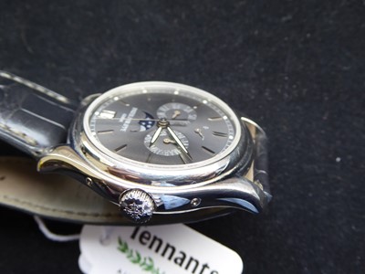 Lot 2247 - A Fine Platinum Annual Calendar Automatic...