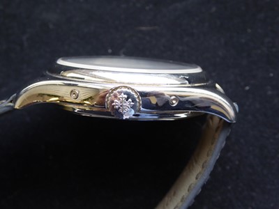 Lot 2247 - A Fine Platinum Annual Calendar Automatic...