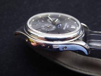 Lot 2247 - A Fine Platinum Annual Calendar Automatic...