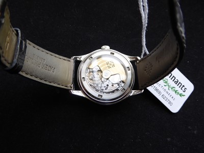 Lot 2247 - A Fine Platinum Annual Calendar Automatic...