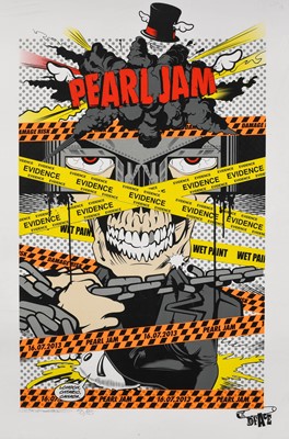 Lot 1093 - D*Face (Contemporary) 'Evidence' Pearl Jam, 16....