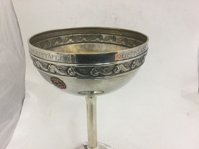 Lot 2083 - A Swedish Silver and Enamel Cup, by C. G....