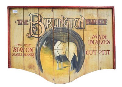 Lot 1098 - A reproduction painted wooden advertising sign...