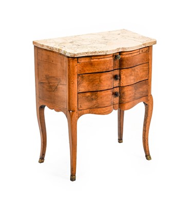 Lot 351 - A 20th Century Walnut Petit Commode, in Louis...