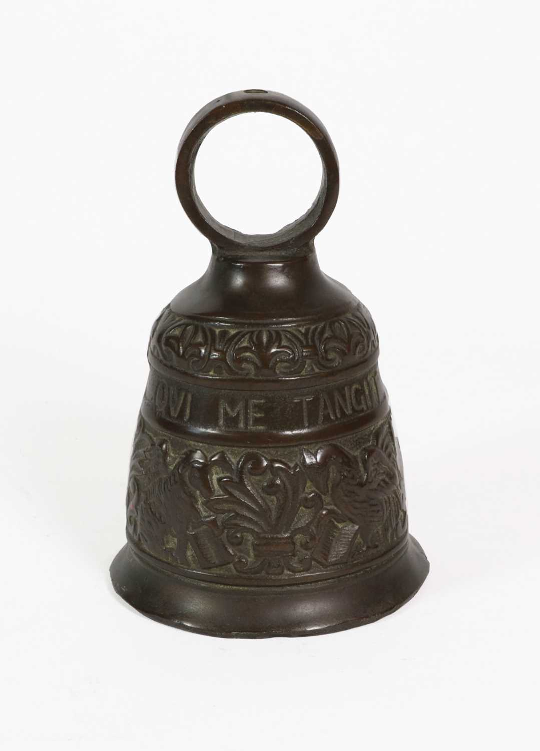 Lot 52 - A Bronze Bell, in Byzantine style, cast with...