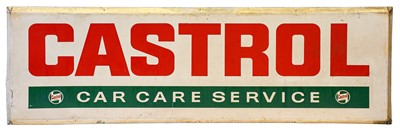 Lot 214 - Castrol Car Care Service: A Single-Sided...
