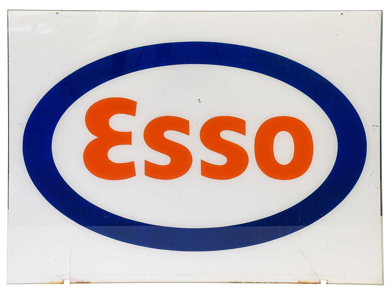 Lot 203 - A Single-Sided Laminated Adverting Sign, Esso,...