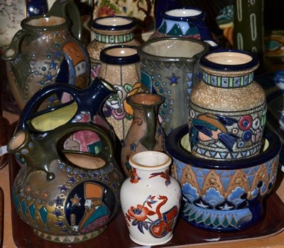 Lot 429 - A collection of Amphora pottery including various jugs, vases etc