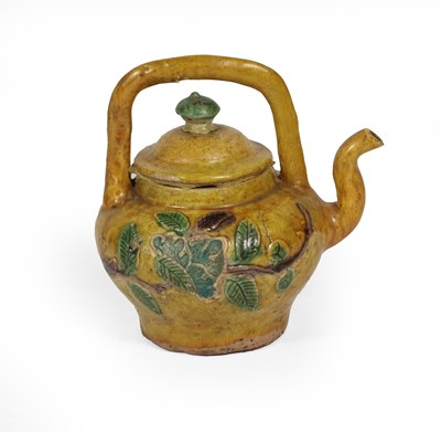 Lot 61 - A Chinese Porcelain Ewer, Kangxi, of fluted...