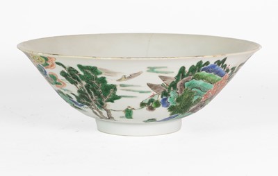 Lot 80 - A Chinese Porcelain Bowl, Kangxi, of conical...