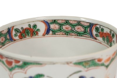 Lot 75 - A Chinese Porcelain Tea Bowl, Kangxi, painted...