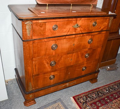 Lot 449 - 20th-century French Empire style walnut four...
