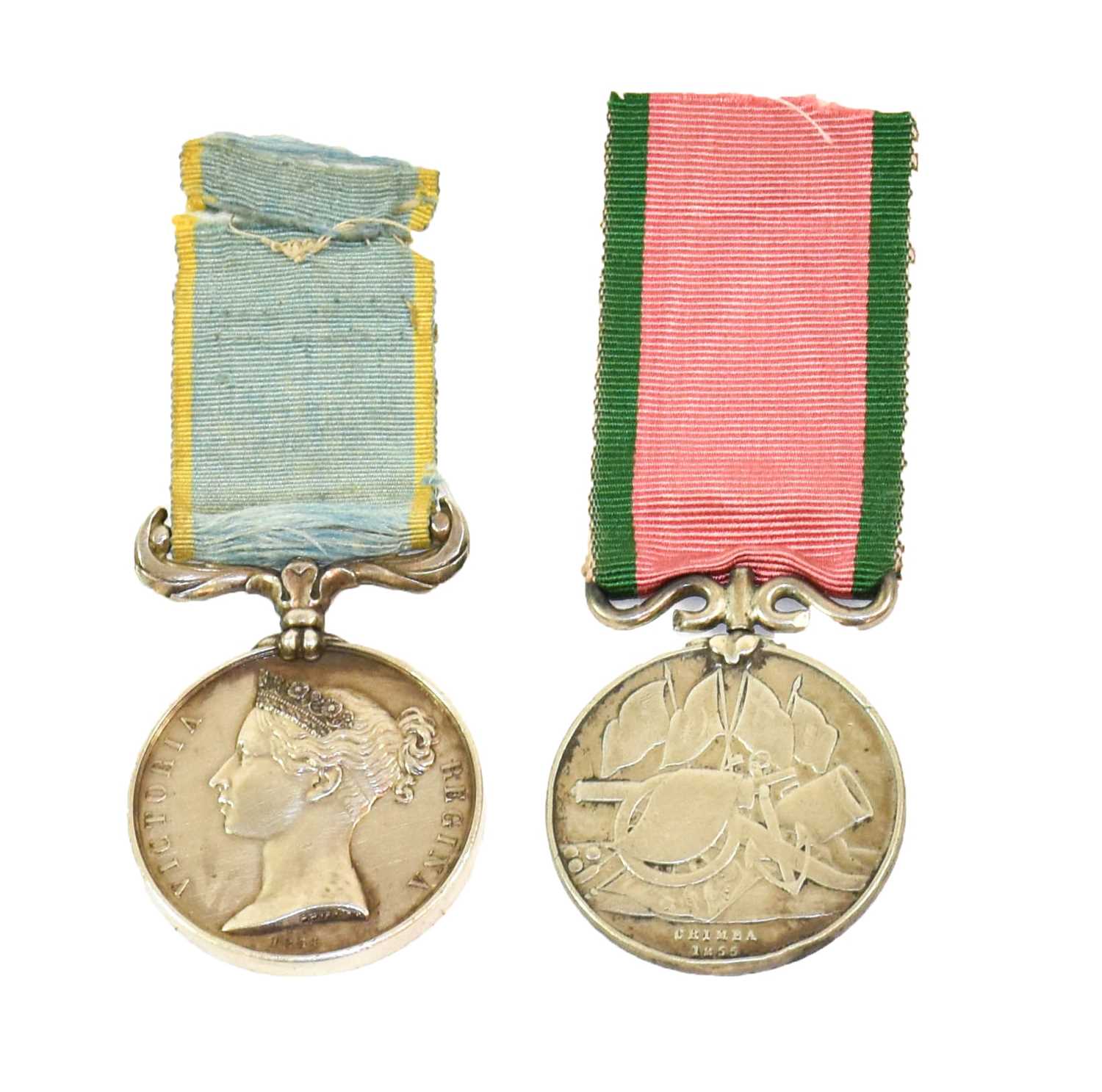Lot 20 - A Crimea Medal, 1854, un-named; a Turkish...