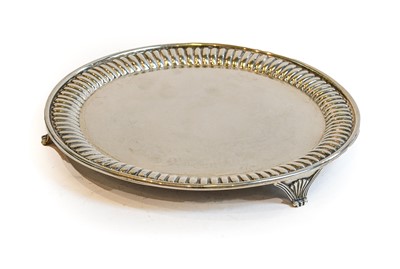 Lot 251 - A Victorian Silver Salver, by Martin and Hall,...