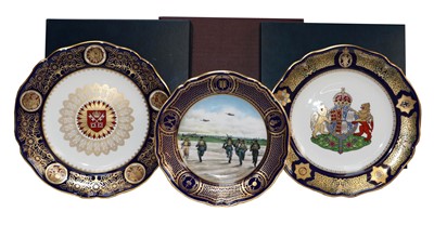 Lot 283 - A boxed Spode Commemorative plate, Battle Of...