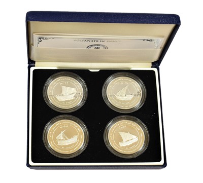 Lot 2303 - Sultanate of Oman, a Set of 4 x Silver Proof...