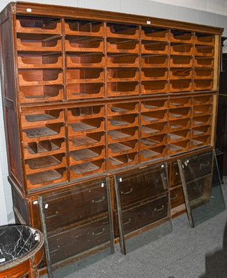 Lot 555 - A large 1920s mahogany and plywood Felphast...