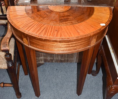 Lot 528 - A bespoke made satinwood and mahogany...