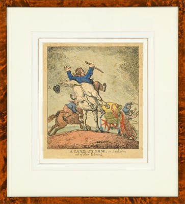 Lot 252 - Rowlandson (Thomas). Four political caricatures, c.1784-1809