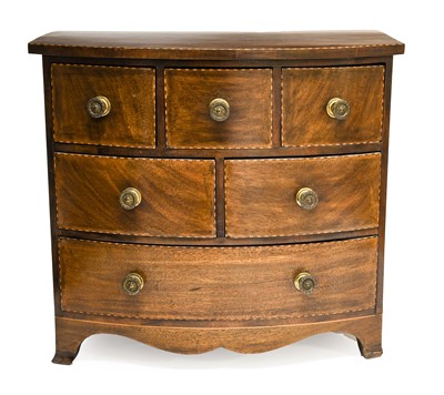 Lot 1251 - A George III Style Mahogany and Parquetry...