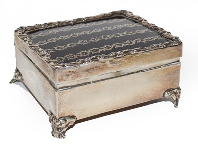 Lot 407 - An Edward VII Silver and Tortoiseshell...