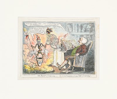 Lot 248 - Cruikshank family. Collection of caricatures, 19th century