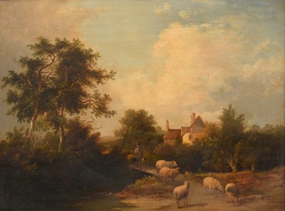 Lot 558 - Circle of John Crome (1768-1821) Shepherd in a...
