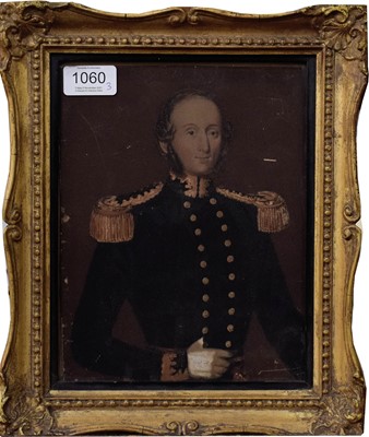 Lot 1060 - British School (19th century) Portrait of a...