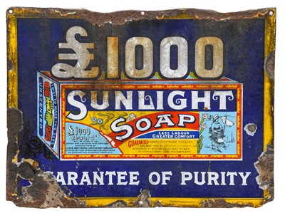 Lot 183 - Sunlight Soap, Guarantee of Purity: A...
