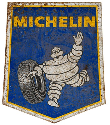 Lot 196 - Michelin Tyres: A Single-Sided Aluminium...