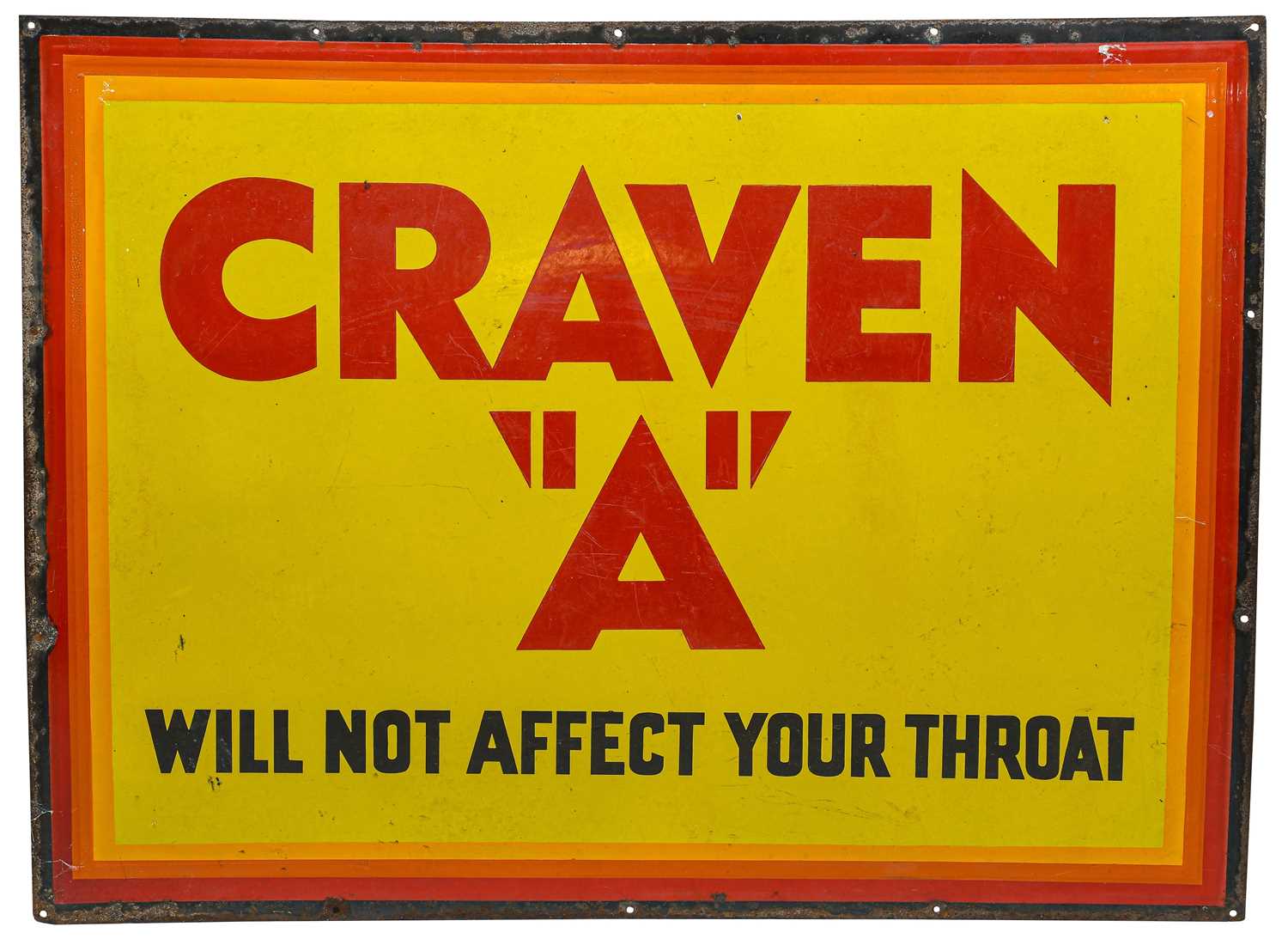 Lot 219 - Craven "A" Will Not Affect Your Throat: A...