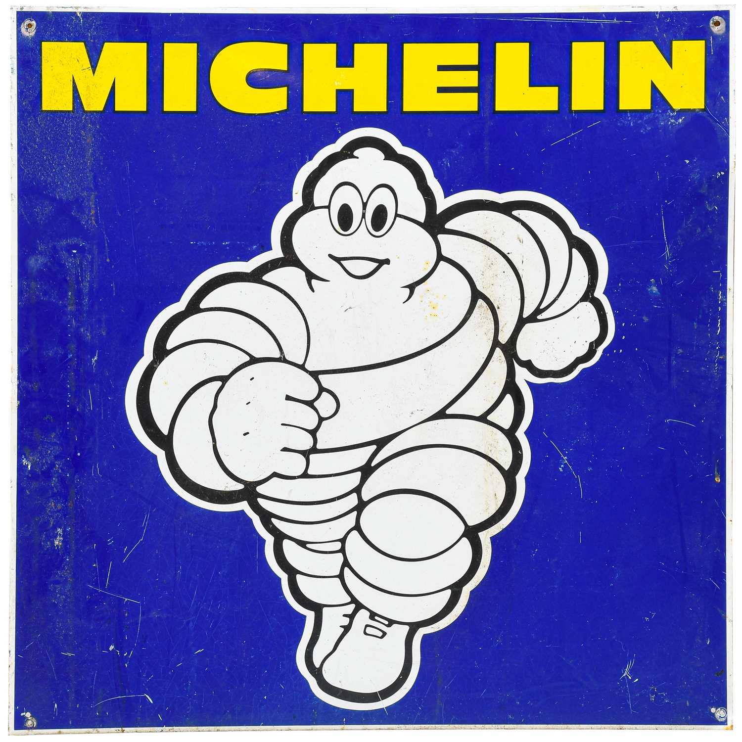 Lot 193 - Michelin: A Single-Sided Alminium Advertising...
