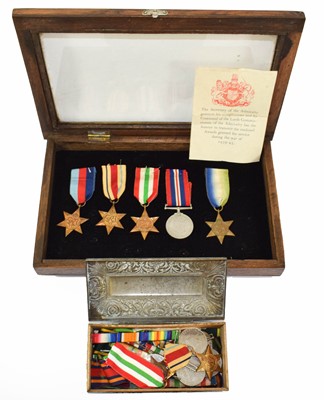 Lot 32 - A Second World War Group of Six Medals,...