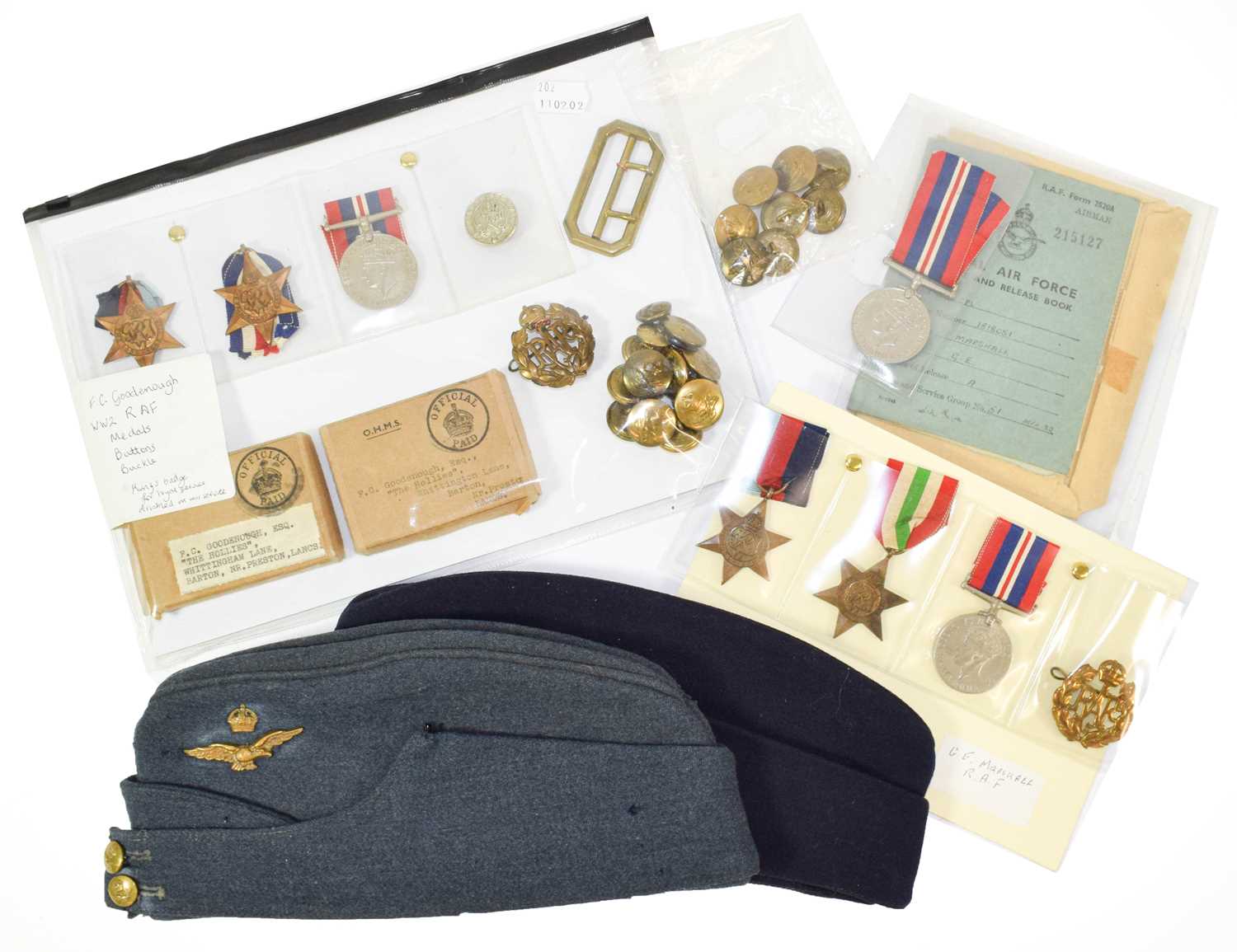 Lot 36 - A Second World War RAF Trio of Medals, awarded...