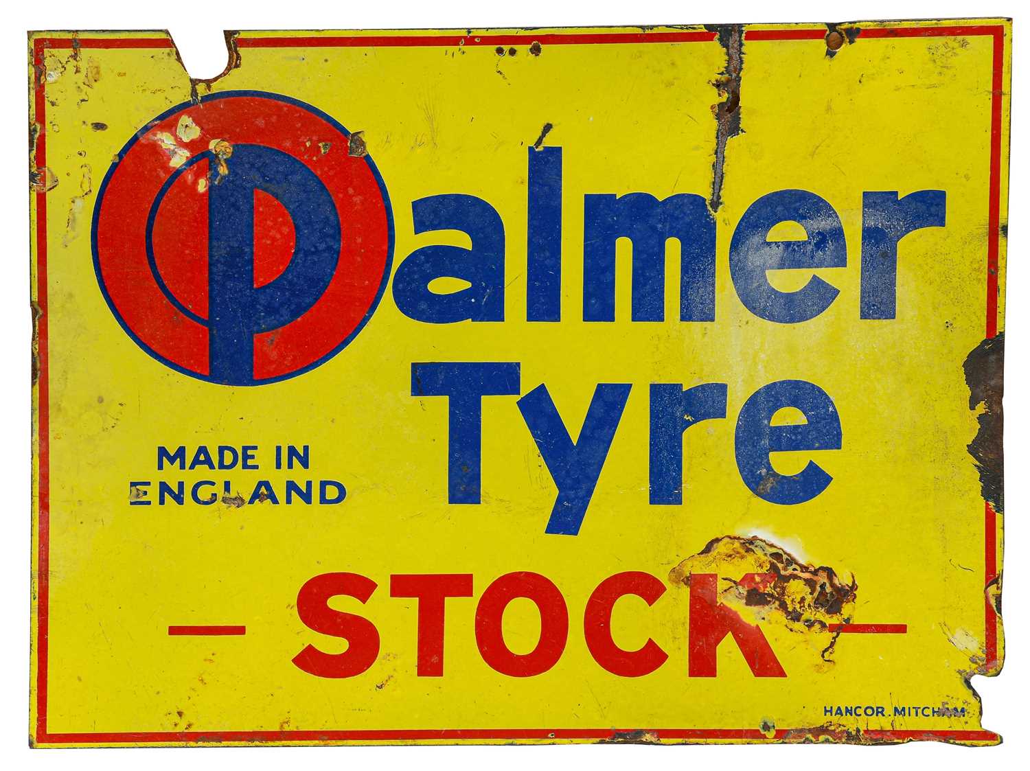 Lot 199 - Palmer Tyre, Made in England, Stock: A...