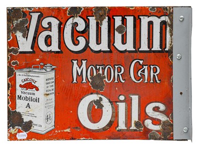 Lot 186 - Gargoyle Vacuum Motor Car Oils: A Double-Sided...